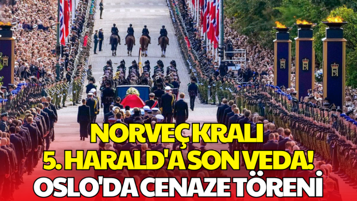 Norveç Kralı 5. Harald'a Oslo'da Cenaze Töreni
